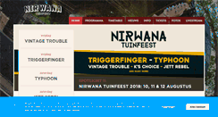 Desktop Screenshot of nirwanatuinfeest.nl